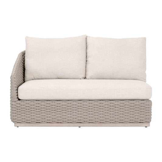 Essentials For Living - Woven - Outdoor  Caspian Outdoor Modular Left Facing 1-Arm Sofa - 6863-2S1L.TAU/ECR/W-ET view 1