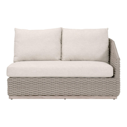 Essentials For Living - Woven - Outdoor  Caspian Outdoor Modular Right Facing 1-Arm Sofa - 6863-2S1R.TAU/ECR/W-ET view 1