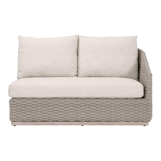 Essentials For Living - Woven - Outdoor  Caspian Outdoor Modular Right Facing 1-Arm Sofa - 6863-2S1R.TAU/ECR/W-ET view 1