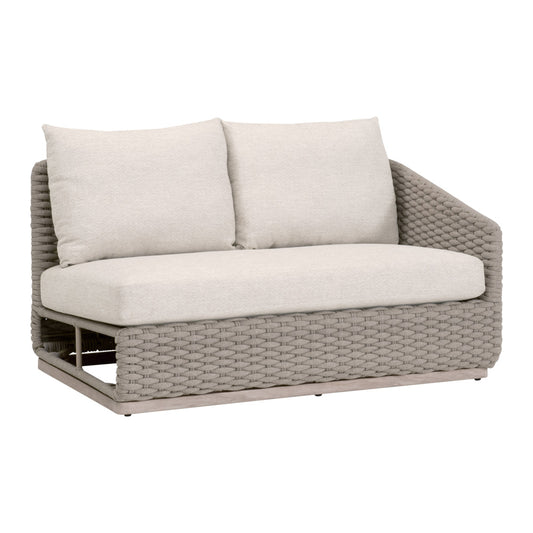 Essentials For Living - Woven - Outdoor  Caspian Outdoor Modular Right Facing 1-Arm Sofa - 6863-2S1R.TAU/ECR/W-ET view 2