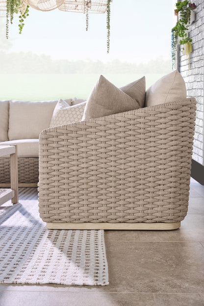 Essentials For Living - Woven - Outdoor  Caspian Outdoor Modular Right Facing 1-Arm Sofa - 6863-2S1R.TAU/ECR/W-ET view 10