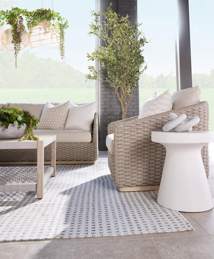 Essentials For Living - Woven - Outdoor  Caspian Outdoor Sofa Chair - 6863-1.TAU/ECR/W-ET view 5