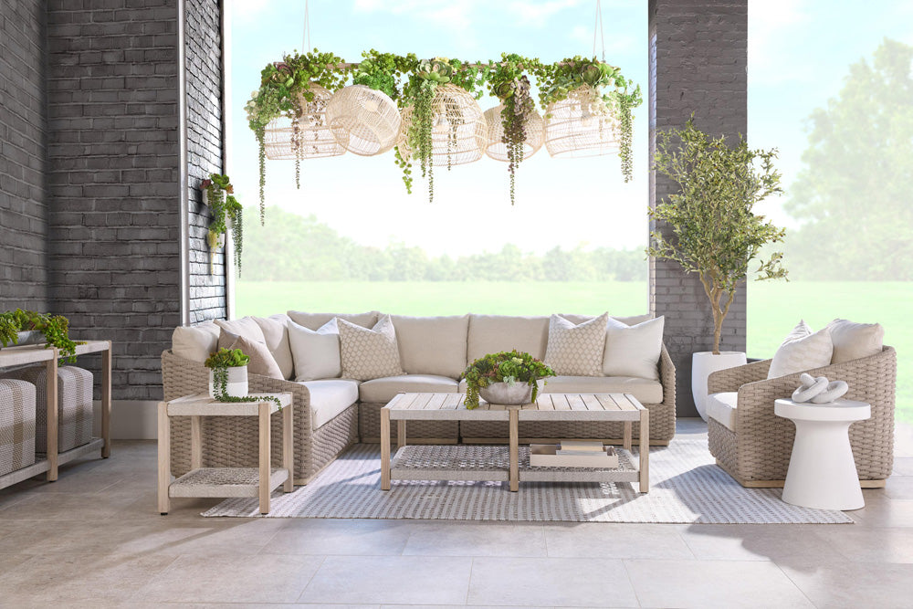 Essentials For Living - Woven - Outdoor  Caspian Outdoor Sofa Chair - 6863-1.TAU/ECR/W-ET view 6