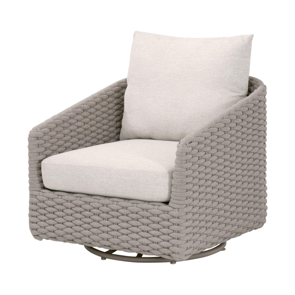 Essentials For Living - Woven - Outdoor  Caspian Outdoor Swivel Rocker Sofa Chair - 6863-1SRCK.TAU/ECR view 2