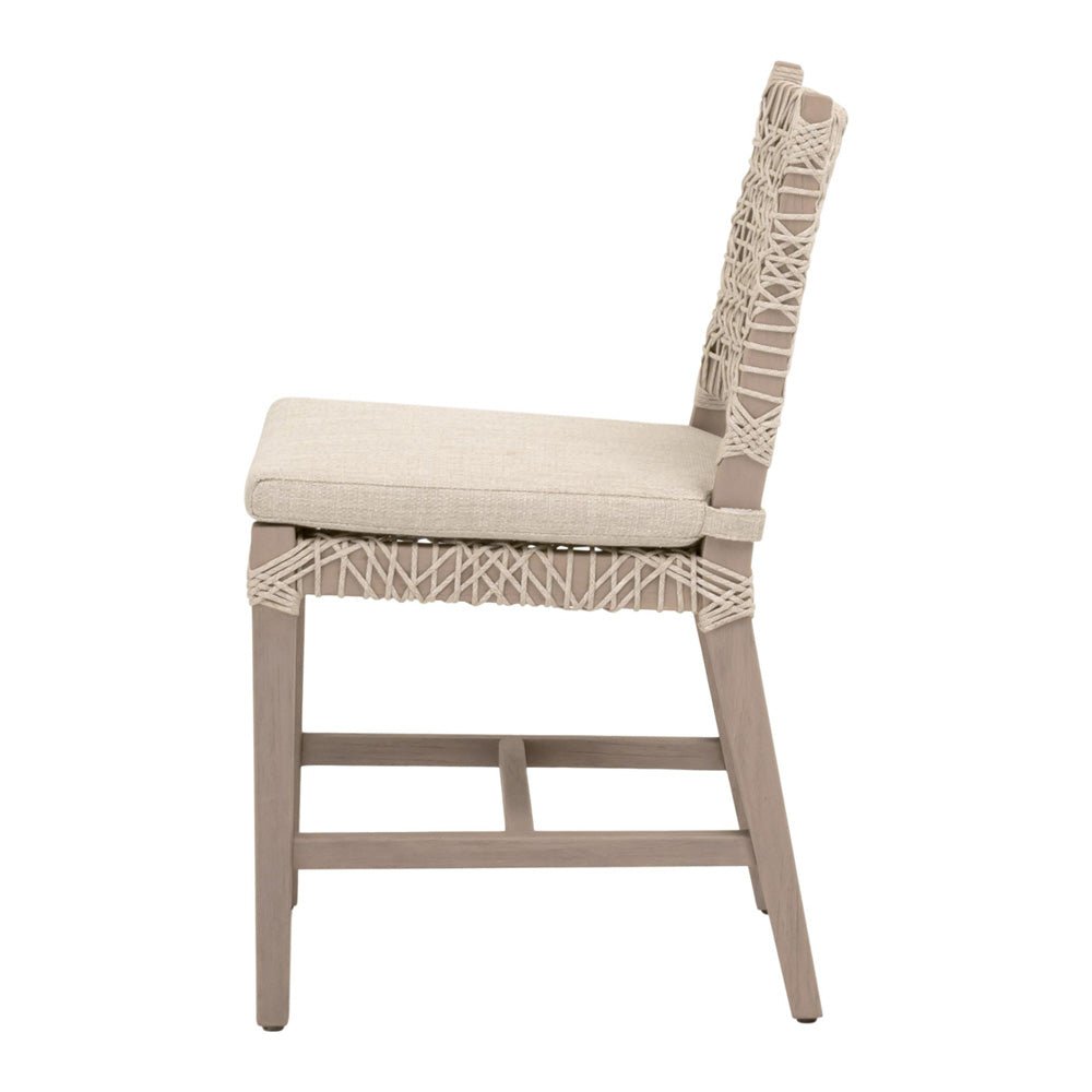 Essentials For Living - Woven - Outdoor  Costa Outdoor Dining Chair, Set of 2 - 6849.OAT/ECR/W-ET view 3