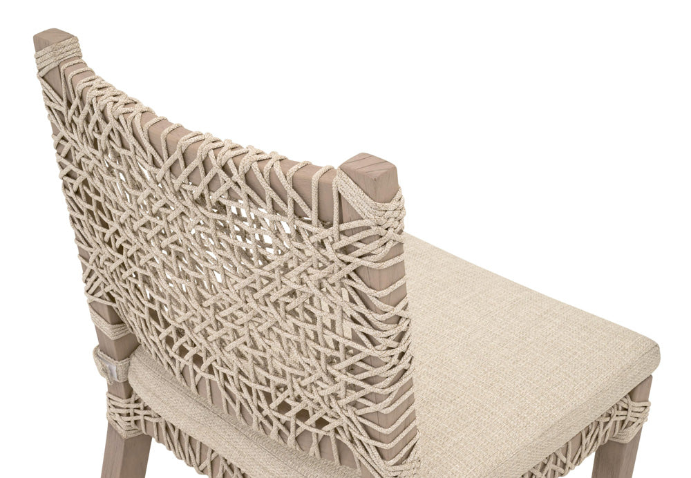 Essentials For Living - Woven - Outdoor  Costa Outdoor Dining Chair, Set of 2 - 6849.OAT/ECR/W-ET view 6