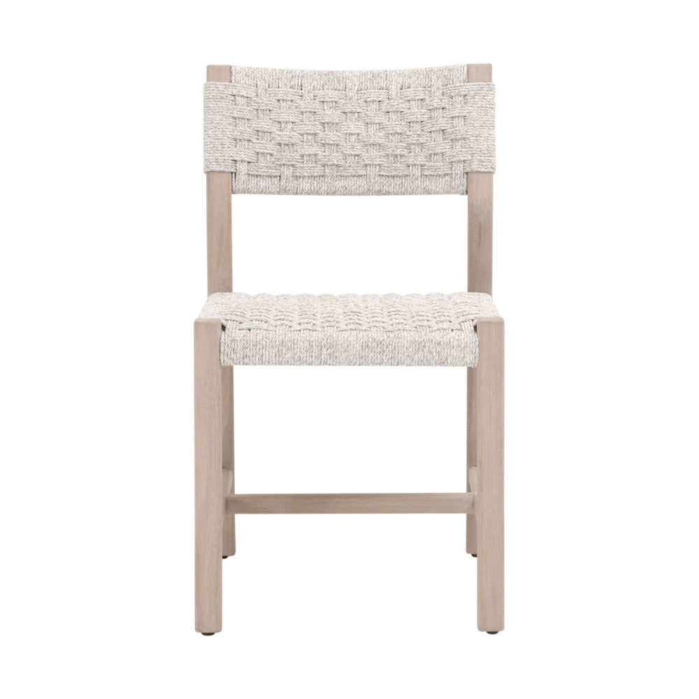 Essentials For Living - Woven - Outdoor  Kitts Indoor/Outdoor Dining Chair, Set of 2 - 6835.WHT/W-ET view 1