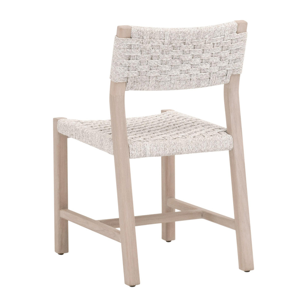 Essentials For Living - Woven - Outdoor  Kitts Indoor/Outdoor Dining Chair, Set of 2 - 6835.WHT/W-ET view 4
