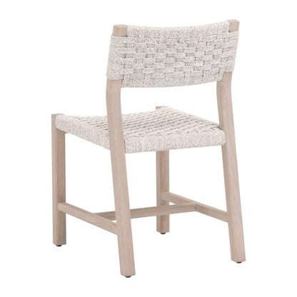 Essentials For Living - Woven - Outdoor  Kitts Indoor/Outdoor Dining Chair, Set of 2 - 6835.WHT/W-ET view 4
