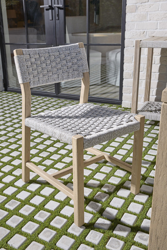 Essentials For Living - Woven - Outdoor  Kitts Indoor/Outdoor Dining Chair, Set of 2 - 6835.WHT/W-ET view 8