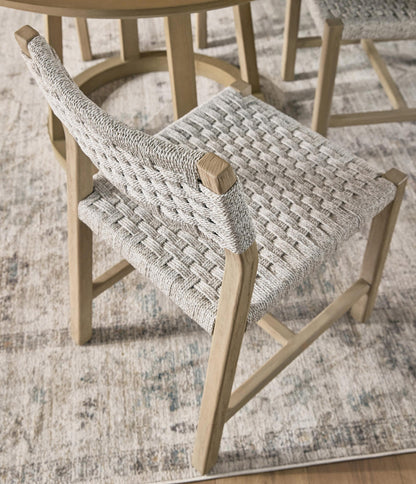 Essentials For Living - Woven - Outdoor  Kitts Indoor/Outdoor Dining Chair, Set of 2 - 6835.WHT/W-ET view 10