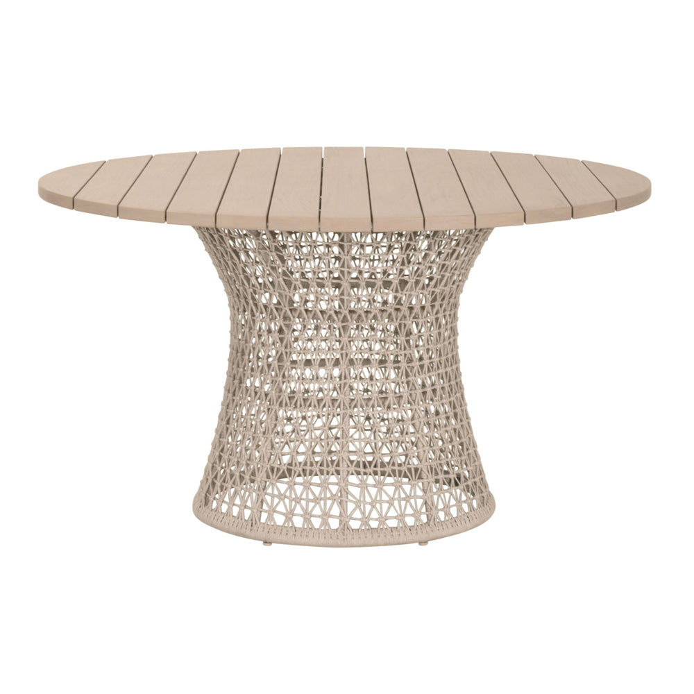 Essentials For Living - Woven - Outdoor  Knit Outdoor 54" Round Dining Table - 6891.OAT/W-ET view 1