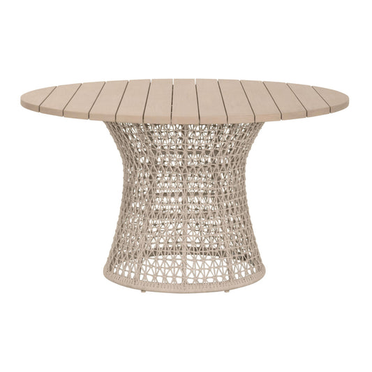 Essentials For Living - Woven - Outdoor  Knit Outdoor 54" Round Dining Table - 6891.OAT/W-ET view 1