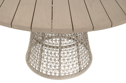 Essentials For Living - Woven - Outdoor  Knit Outdoor 54" Round Dining Table - 6891.OAT/W-ET view 2