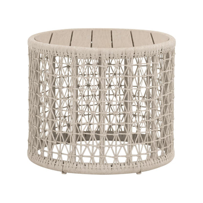 Essentials For Living - Woven - Outdoor  Knit Outdoor Round End Table - 6889.OAT/W-ET view 1