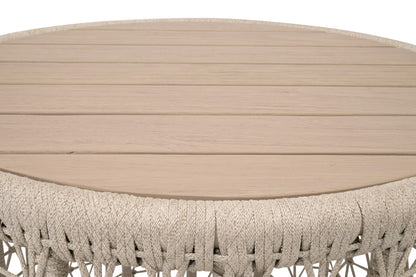 Essentials For Living - Woven - Outdoor  Knit Outdoor Round End Table - 6889.OAT/W-ET view 3