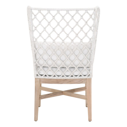 Essentials For Living - Woven - Outdoor  Lattis Outdoor Wing Chair - 6804.WHT/WHT/GT_CLOSEOUT view 5