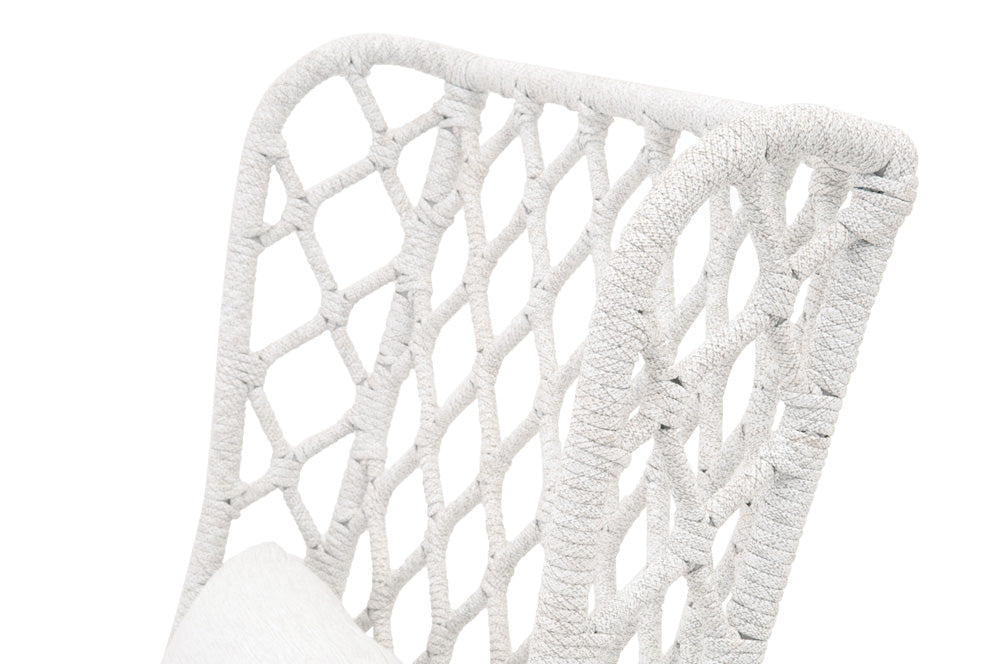 Essentials For Living - Woven - Outdoor  Lattis Outdoor Wing Chair - 6804.WHT/WHT/GT_CLOSEOUT view 6