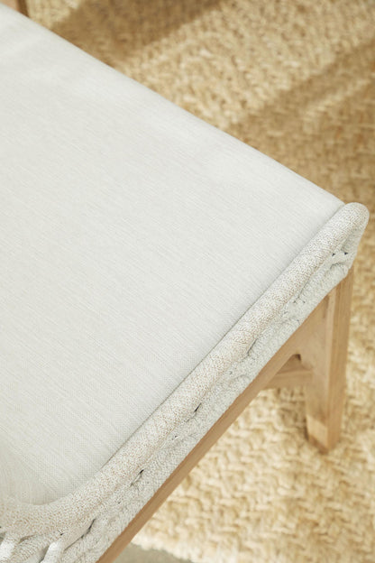 Essentials For Living - Woven - Outdoor  Lattis Outdoor Wing Chair - 6804.WHT/WHT/GT_CLOSEOUT view 10