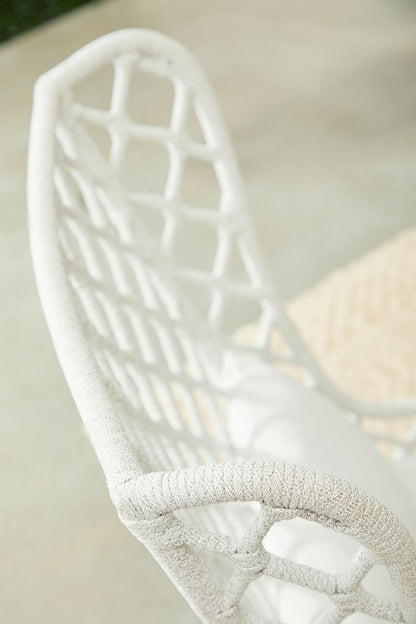 Essentials For Living - Woven - Outdoor  Lattis Outdoor Wing Chair - 6804.WHT/WHT/GT_CLOSEOUT view 11