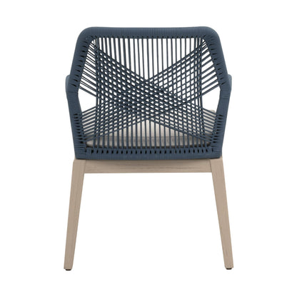 Essentials For Living - Woven - Outdoor  Loom Outdoor Arm Chair, Set of 2 - 6809KD.SBLU/STO/W-ET view 5