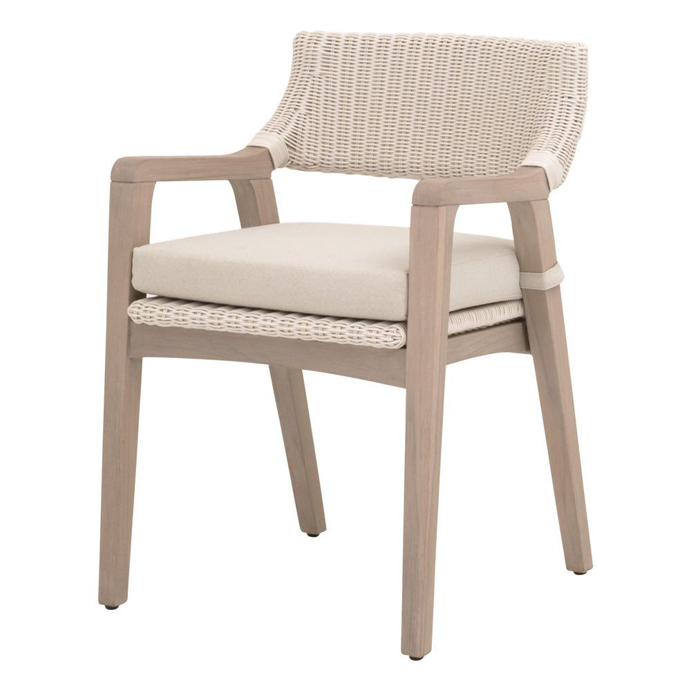 Essentials For Living - Woven - Outdoor  Lucia Outdoor Arm Chair - 6810.PW/STO/W-ET view 2