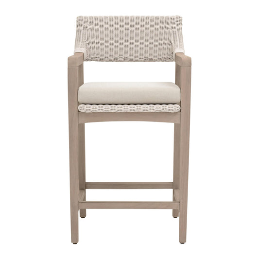 Essentials For Living - Woven - Outdoor  Lucia Outdoor Counter Stool - 6810CS.PW/STO/W-ET view 1