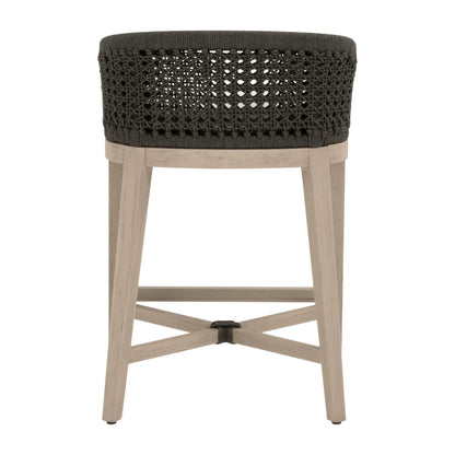 Essentials For Living - Woven - Outdoor  Montecito Outdoor Counter Stool - 6795CS.ANT/WHT/W-ET view 5