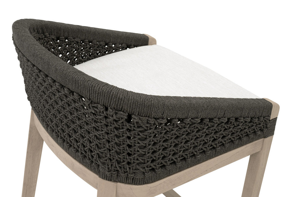 Essentials For Living - Woven - Outdoor  Montecito Outdoor Counter Stool - 6795CS.ANT/WHT/W-ET view 8