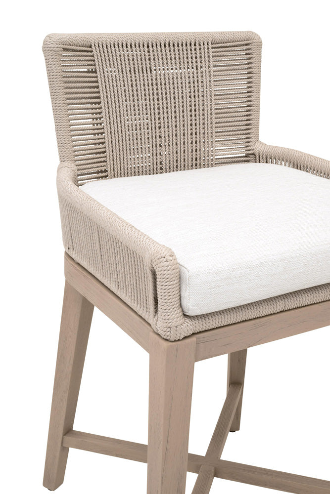 Essentials For Living - Woven - Outdoor  Overlay Outdoor Counter Stool - 6859CS.OYS/WHT/W-ET view 8