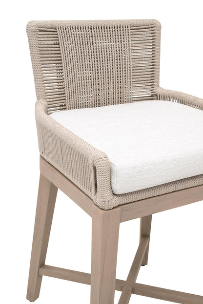 Essentials For Living - Woven - Outdoor  Overlay Outdoor Counter Stool - 6859CS.OYS/WHT/W-ET view 8