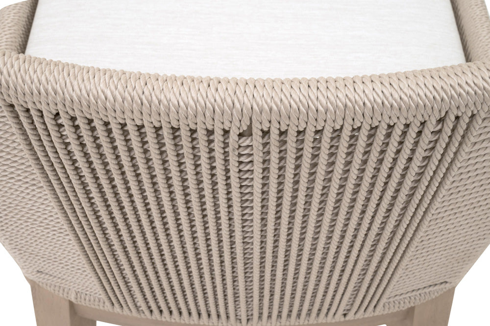 Essentials For Living - Woven - Outdoor  Overlay Outdoor Counter Stool - 6859CS.OYS/WHT/W-ET view 9