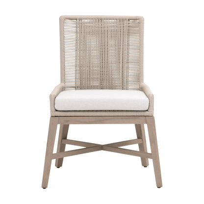 Essentials For Living - Woven - Outdoor  Overlay Outdoor Dining Chair, Set of 2 - 6859.OYS/WHT/W-ET view 1