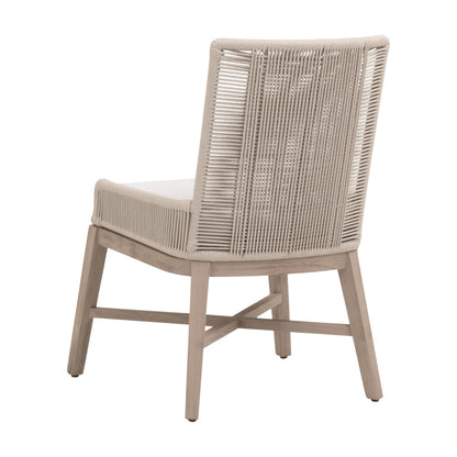 Essentials For Living - Woven - Outdoor  Overlay Outdoor Dining Chair, Set of 2 - 6859.OYS/WHT/W-ET view 4