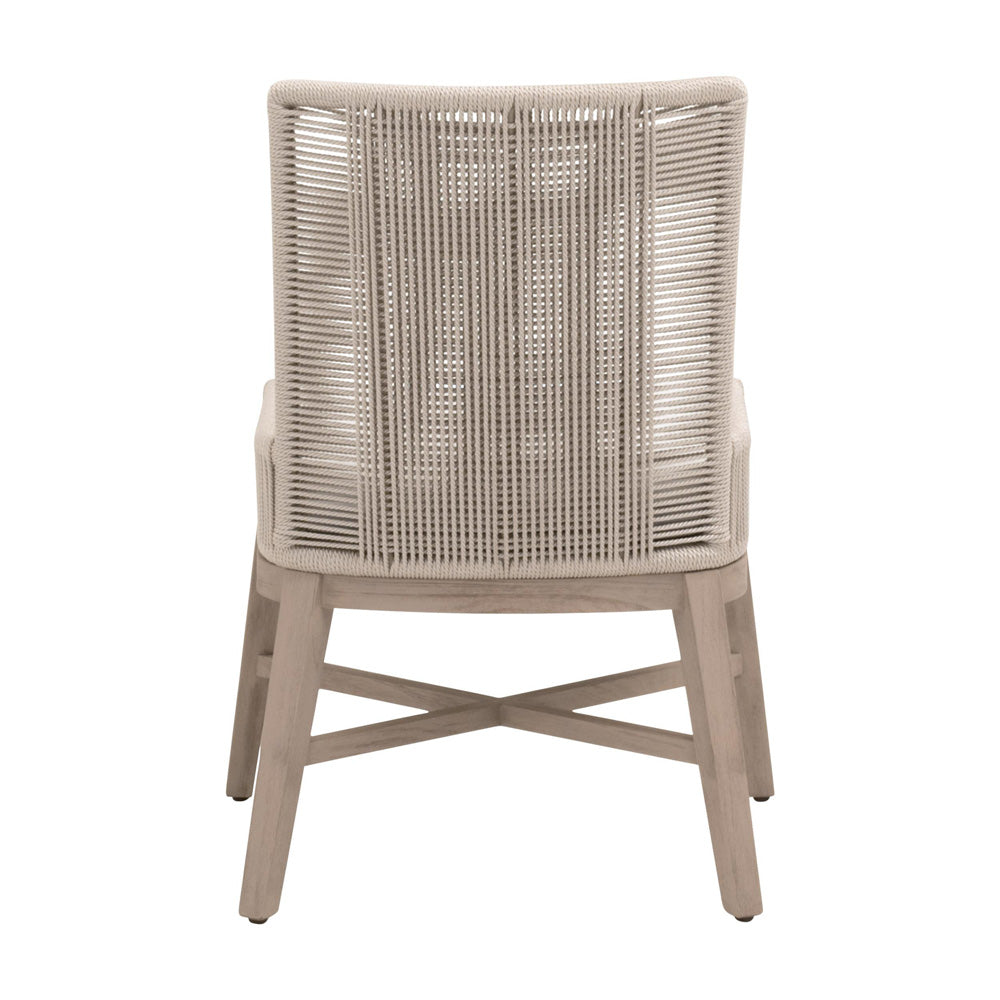 Essentials For Living - Woven - Outdoor  Overlay Outdoor Dining Chair, Set of 2 - 6859.OYS/WHT/W-ET view 5