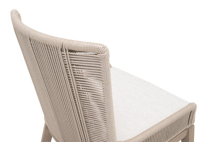 Essentials For Living - Woven - Outdoor  Overlay Outdoor Dining Chair, Set of 2 - 6859.OYS/WHT/W-ET view 6