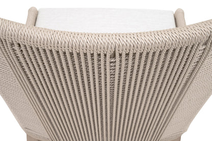 Essentials For Living - Woven - Outdoor  Overlay Outdoor Dining Chair, Set of 2 - 6859.OYS/WHT/W-ET view 9