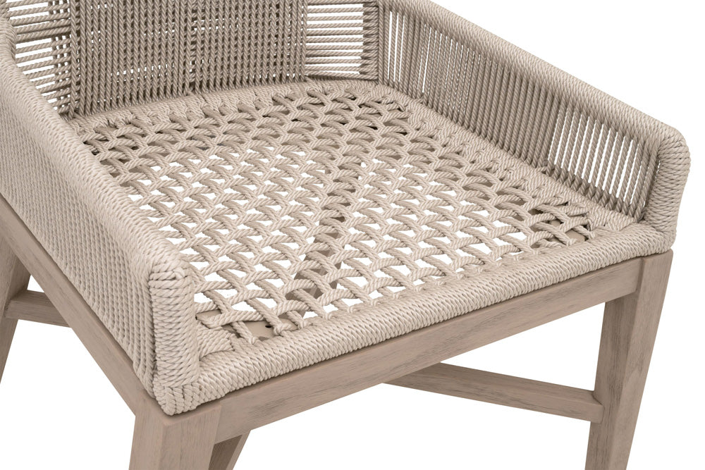 Essentials For Living - Woven - Outdoor  Overlay Outdoor Dining Chair, Set of 2 - 6859.OYS/WHT/W-ET view 10