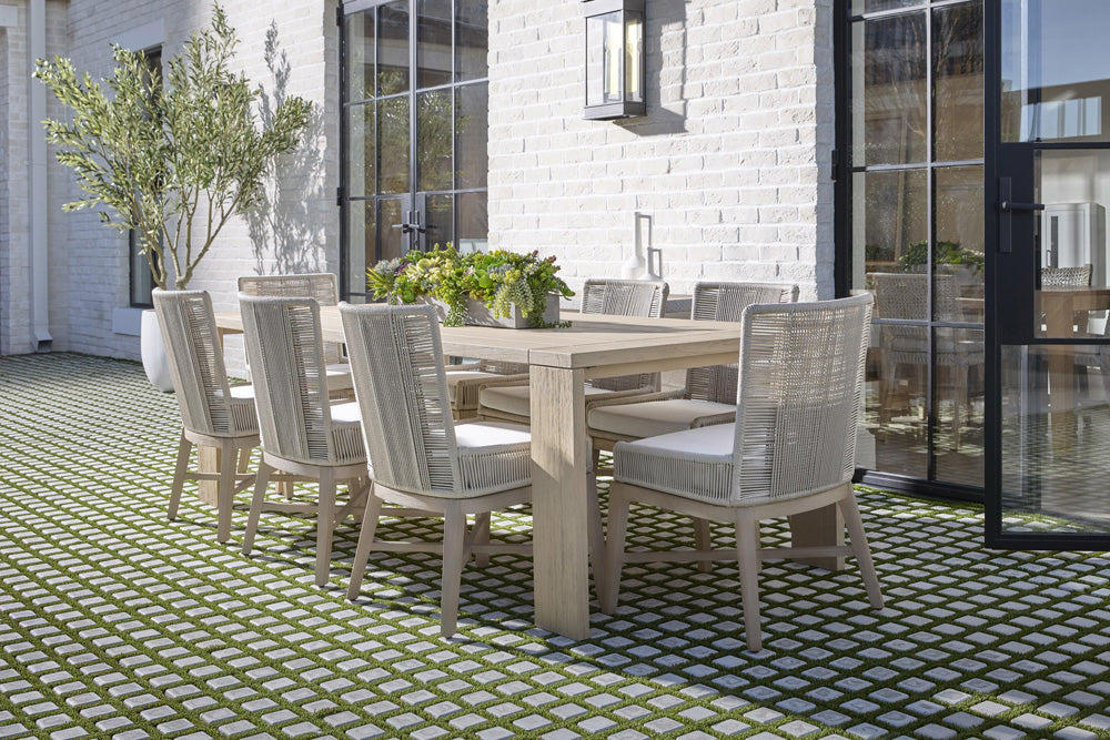 Essentials For Living - Woven - Outdoor  Overlay Outdoor Dining Chair, Set of 2 - 6859.OYS/WHT/W-ET view 12