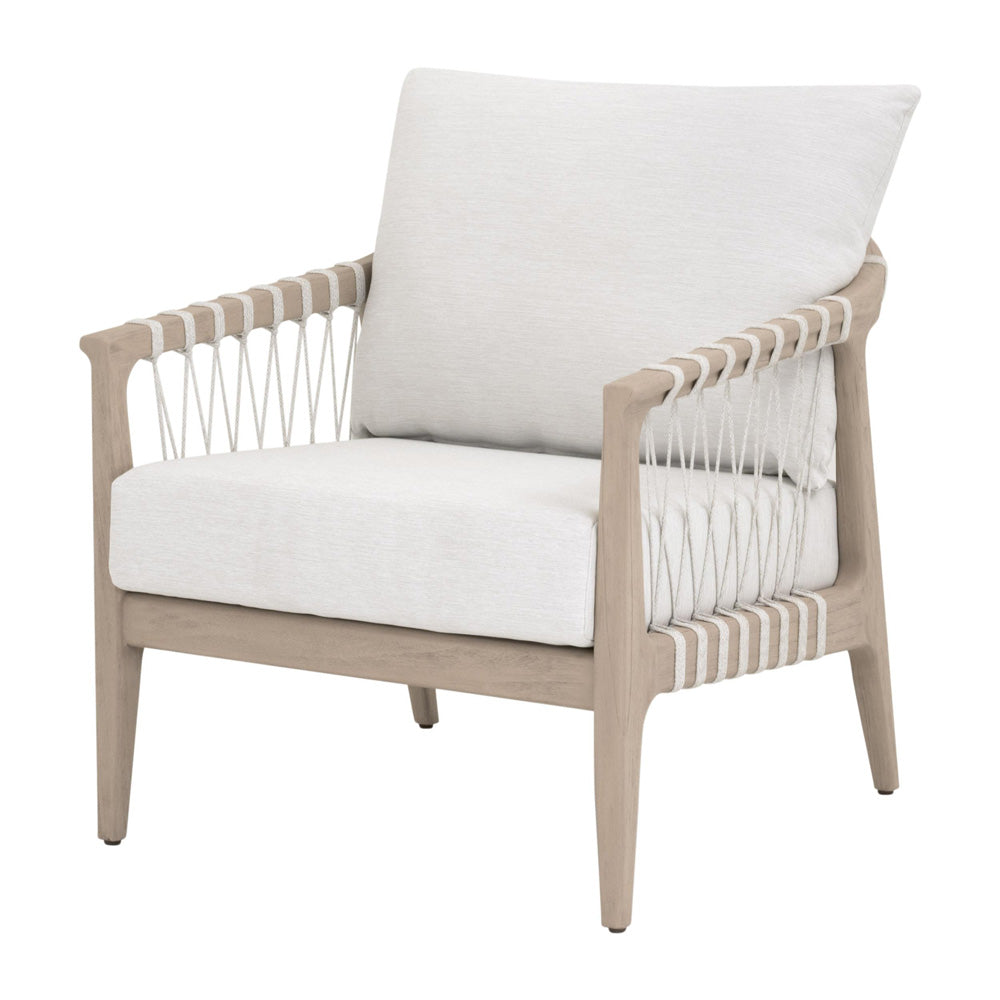 Essentials For Living - Woven - Outdoor  Pacific Outdoor Club Chair - 6801.WHT/WHT/W-ET view 2