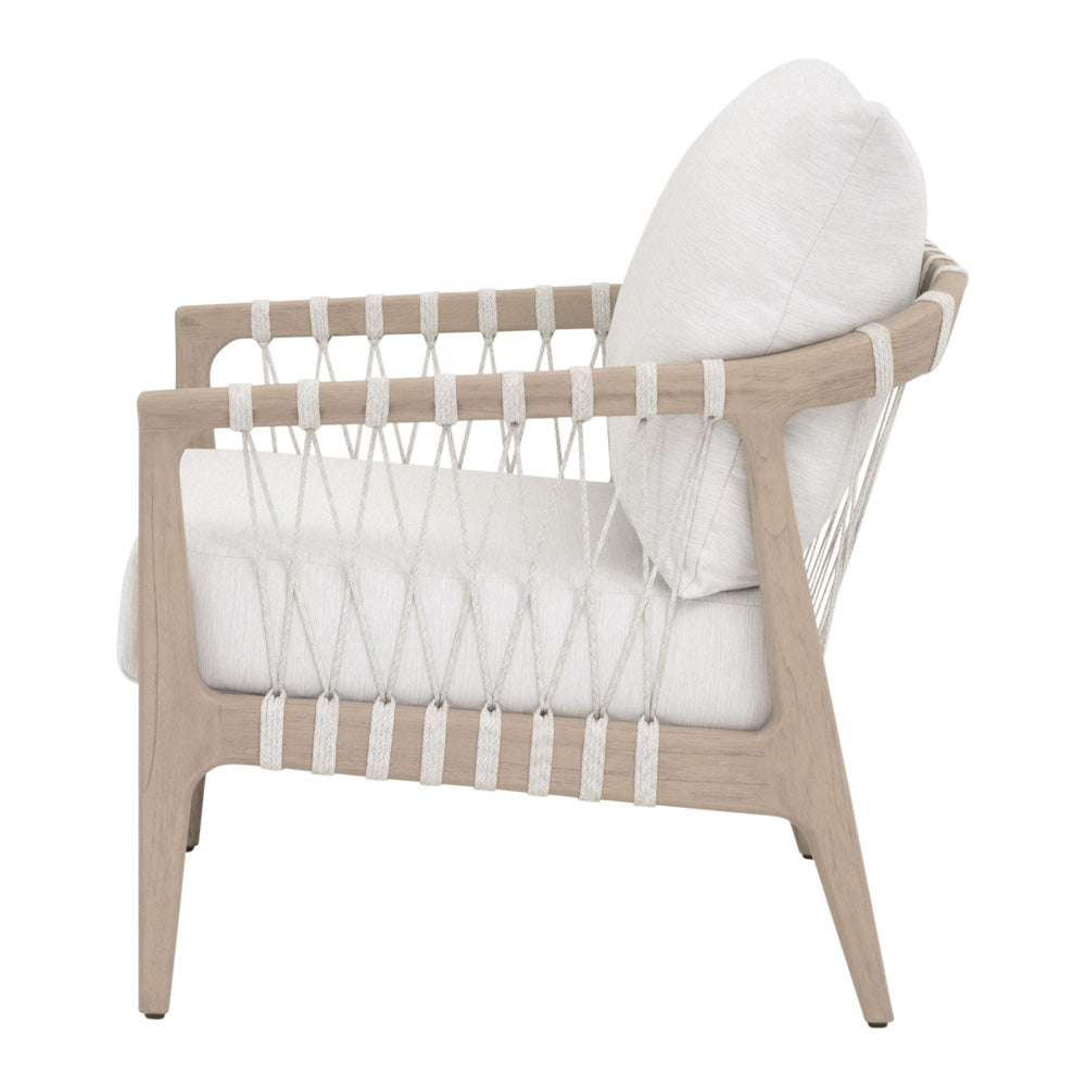 Essentials For Living - Woven - Outdoor  Pacific Outdoor Club Chair - 6801.WHT/WHT/W-ET view 3