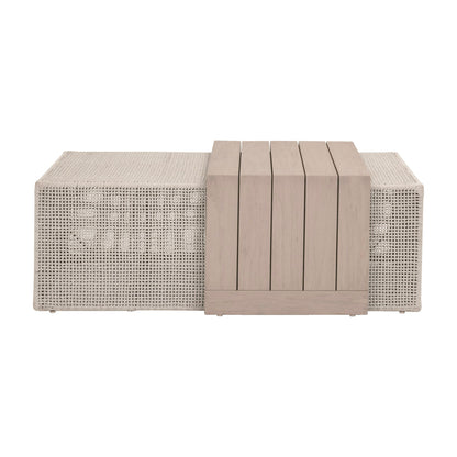 Essentials For Living - Woven - Outdoor  Rhode Outdoor Coffee Table - 6868.OAT/W-ET view 1