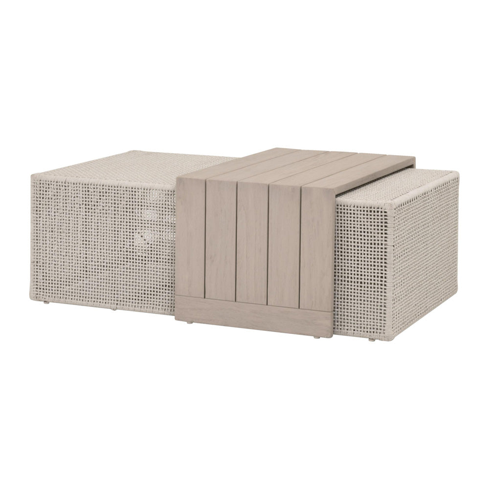 Essentials For Living - Woven - Outdoor  Rhode Outdoor Coffee Table - 6868.OAT/W-ET view 4