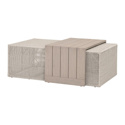 Essentials For Living - Woven - Outdoor  Rhode Outdoor Coffee Table - 6868.OAT/W-ET view 4