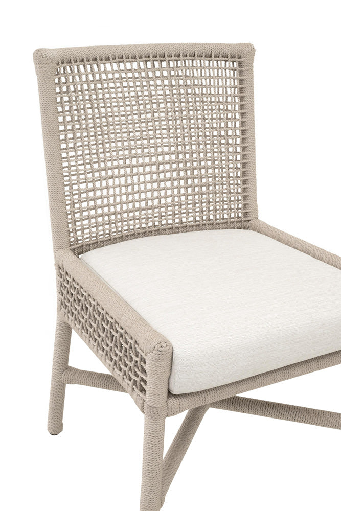 Essentials For Living - Woven - Outdoor  Seaside Rope Indoor/Outdoor Dining Chair, Set of 2 - 6836.OYS/WHT view 8