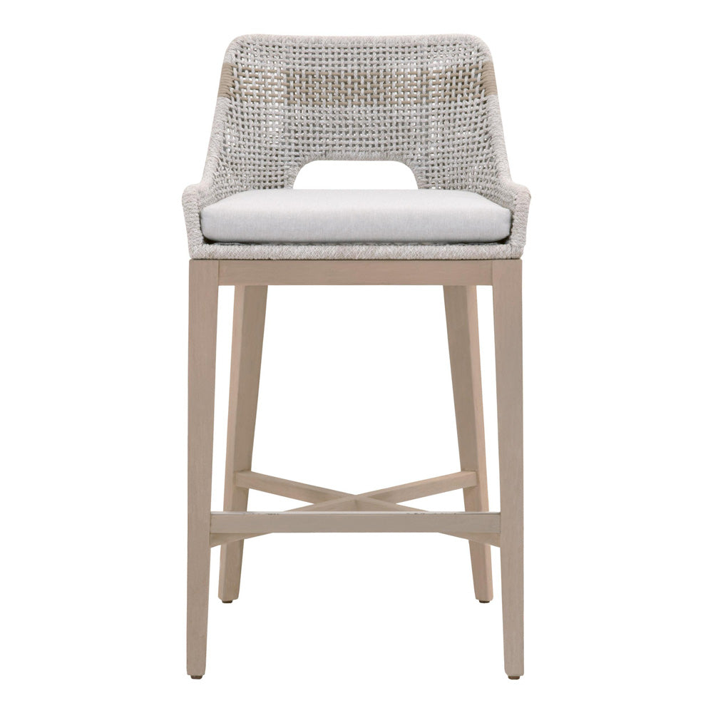 Essentials For Living - Woven - Outdoor  Tapestry Outdoor Barstool - 6850BS.WTA/PUM/W-ET view 1