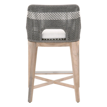 Essentials For Living - Woven - Outdoor  Tapestry Outdoor Counter Stool - 6850CS.DOV/WHT/GT_CLOSEOUT view 5