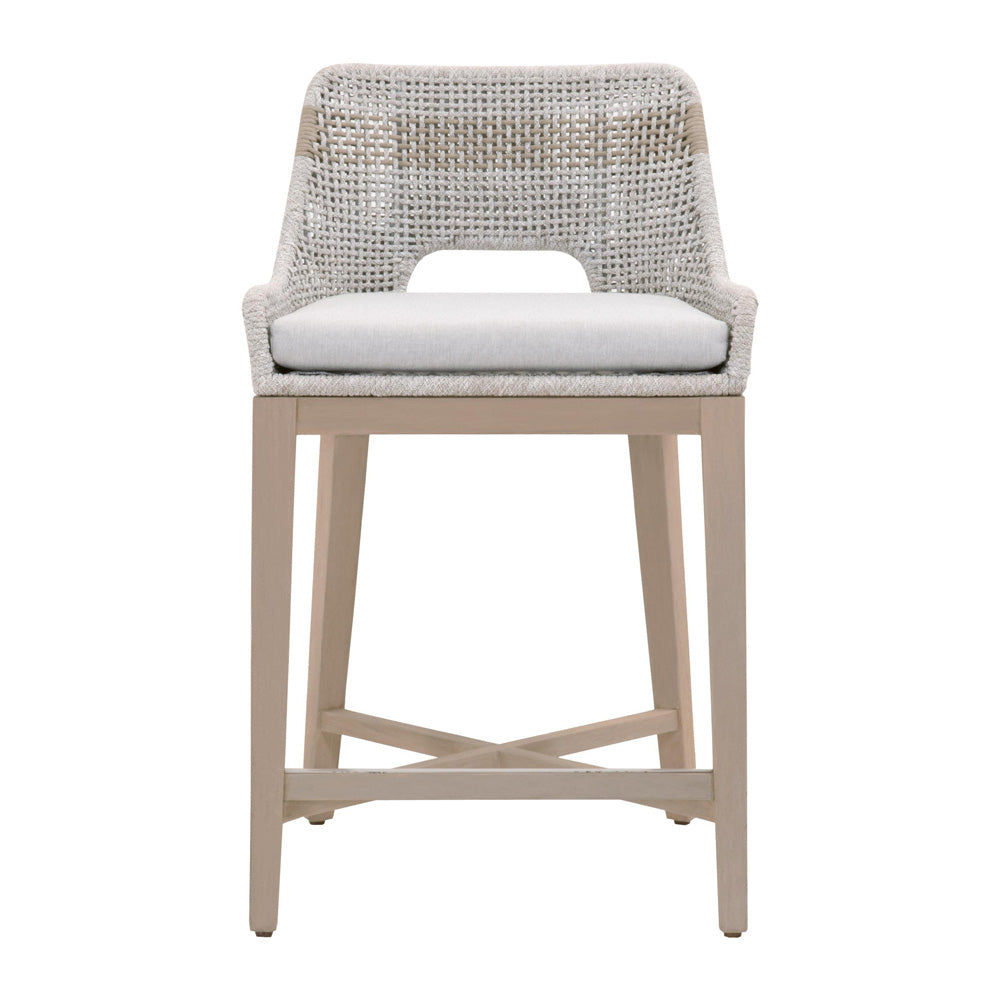 Essentials For Living - Woven - Outdoor  Tapestry Outdoor Counter Stool - 6850CS.WTA/PUM/W-ET view 1