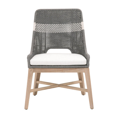 Essentials For Living - Woven - Outdoor  Tapestry Outdoor Dining Chair - 6850.DOV/WHT/GT_CLOSEOUT view 1
