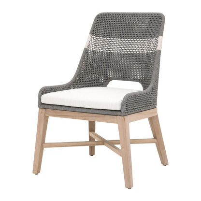 Essentials For Living - Woven - Outdoor  Tapestry Outdoor Dining Chair - 6850.DOV/WHT/GT_CLOSEOUT view 2